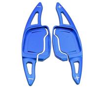 JYUTDW for Audi for A6 S6 C8 A7 S7 4K A8 S8 Q8 E-tron Sportback 2019-2024 Car Steering Wheel Paddle Shifter Extension Paddle Extender Steering Wheel(Blue)