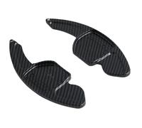 JYUTDW Sport Shift Paddles Gear for Audi for A3 A4 A4L A5 A6 A7 A8 Q3 Q5 Q7 TT S3 R8 MK2 S5 Car Steering Wheel Paddle Shifter Extension(Black Carbon Fiber)