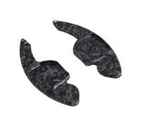 JYUTDW Sport Shift Paddles Gear for Audi for A3 A4 A4L A5 A6 A7 A8 Q3 Q5 Q7 TT S3 R8 MK2 S5 Car Steering Wheel Paddle Shifter Extension(Black Satin)