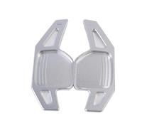 JYUTDW Sport Shift Paddles Gear for Audi for A4 B8 A3 8P S3 A5 A6 S6 C6 Q5 A8 R8 TT TTS MK2 8J Avant Car Paddle Shifter Extension Shift Paddle(Silver)