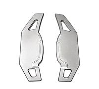 JYUTDW Sport Shift Paddles Gear for Audi for RS3 RS4 RS6 RS5 RS7 S5 SQ5 Car Steering Wheel Shift Paddle Extender(Silver)