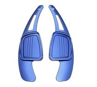 JYUTDW Sport Shift Paddles Gear for Audi for S3 S5 SQ2 SQ5 TT A3 8V A4 A5 Q2 Q3 Q5 Q7 2017-2019 Car Steering Wheel Paddle Decoration(Blue)