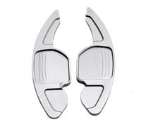 JYUTDW Sport Shift Paddles Gear for Audi for TT TTS MK2 8J A5 S5 Coupe A4 B8 A3 8P S3 Q5 A8 R8 Car Paddle Shifter Extension Shift Paddle(Silver)