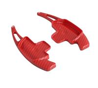 JYUTDW Sport Shift Paddles Gear for Mercedes-Benz for A B C E Class CLA GLA CLS GLC GLE W176 W205 W246 C117 W218 Car Steering Wheel Shift Paddle(Carbon Fiber Red)