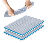 Jyvex 8D Filter Foam for Aquarium, Filter Sponge & Filter Pad for Pond Filter - Reusable Multi-Layer Foam Filter Media, Durable Filter Media for Aquarium Filter Accessories (40x30x2cm, 2 Pack)