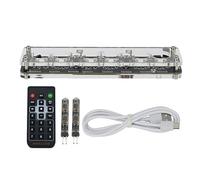 Jyving 6-bit IN14 Glow Tube Clock Module Nixie Clock Audio Accessories Diy USB 5V With Backlight clock digital (Not included Tube)