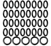 JYvivid 40 Pcs O-Rings Power Pressure Washer, Hose Washers Replacements, Rubber Hose Filter for 1/4", M22 Quick Connect Coupler Accessories