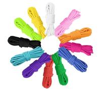 Jyvlucient 12 Colors Paracord Bracelets Paracord Cord 550 Multifunction Paracord Bracelet Ropes Parachute Cord Outdoor for DIY Outdoor Activities Keychain Dog Leads