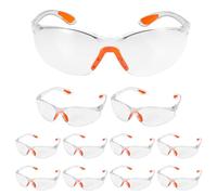 Jyvlucient Clear Safety Glasses for Work 12PCS - Multi-Sport, Scratch Resistant, Anti-Fog - Clear Lens, Polycarbonate Frame - Industrial, Dental, Carpentry, Lab, Sports, Construction