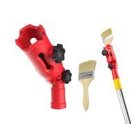 Jyvlucient Multi-Angle Paint Brush Extender Holder for High Ceiling Extension Pole Attachments Paint Brush Extension Handle-Universal Paint Brush Extender Tool fits Most Rollers Brush Scrapers