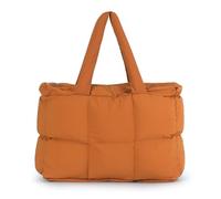 Jywmsc Puffer Tote Bag for Women,Large Quilted puffy Padded Handbags Lightweight Shoulder Bags for Travel Gym Shopping Work