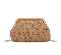 Jywmsc Straw Clutch Purse for Women Summer Beach Bags Summer Woven Evening Bags 2025 Rattan Wicker Shoulder Handbag for Vacation