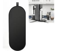 JYXNU Coffee Machine Mat for Ninja PB051 PB041 Coffee Machine Mat Easy Sliding Coffee Machine Mat Under Coffee Machine Black with Ring