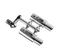 JYYTERD RC Accessories For SCX10 1/10 RC Drift Car For Model Accessories Parts For Racing Exhaust Pipe License Plate Frame Set Upgrade Component