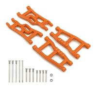 JYYTERD RC Accessories For Traxxas For Slash 2WD For VXL For Nitro For For Rustler For Raptor 1/10 rc Car Parts Nylon Front And Rear Suspension Arm Set(Orange)