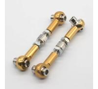 JYYTERD RC Car Accessories For HSP 102017 122017 2pcs Front/Rear Linkages For Sonic For Servos For Link 02012 (10391) 1/10 RC Upgrade Parts 94122 94123 Modified(Yellow)