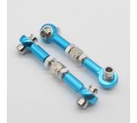 JYYTERD RC Car Accessories For HSP 102017 122017 2pcs Front/Rear Linkages For Sonic For Servos For Link 02012 (10391) 1/10 RC Upgrade Parts 94122 94123 Modified(Blue)