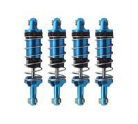 JYYTERD RC Car Accessories For MJX For Hyper For Go 1/14 14301 14302 Remote Control Car Metal Front And Rear Hydraulic Shock Absorbers Hole To 60MM Upgrade Parts(Blue)