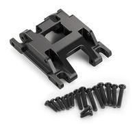 JYYTERD RC Car Accessories For TRX4M 1/18 RC Crawler Car Upgrade Parts Metal Chassis Skid Plate Transmission Mount Modified(Black)