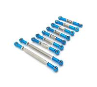 JYYTERD RC Car Accessories For Wltoys 12428-ABC 12429 12423-ABC FY-01 FY-02 FY-03 FY-04 FY-05 FY-07 Q39 Q46 1/12 Steering Link Arm Pull Tie Rod RC Upgrades Parts Accessories(Blue)