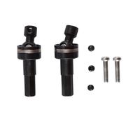 JYYTERD RC Car Accessories For WPL C14 C24 B14 B24 B36 For MN D90 For MN99S 2Pcs Metal Front Axle Universal CVD Drive Shaft 5Mm Hex rc Car Upgrade Parts