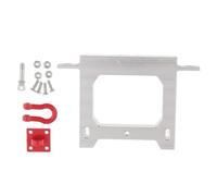 JYYTERD RC Car Accessories For WPL C14 C24 B16 B36 B14 B24 FY004 Metal Rear Bumper With Trailer Tow Hook RC Truck Car Upgrade Parts Accessories