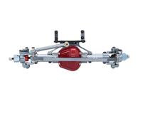 JYYTERD RC Car Front Rear Axle For Axial For SCX10 D90 1/10 RC Crawler Car Upgrade Parts Aluminum Alloy Front Middle Rear Axle Set(Front)