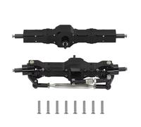 JYYTERD RC Car Front Rear Axle For JJRC C74 1/16 C14 C24 C34 C54 B14 B24 1/10 rc Car Upgrade Parts Metal Front Rear Axle Assembly(Black)