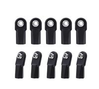 JYYTERD RC Car Linkage For TRX4 For SCX10 For Element For Enduro TF2 1/10 RC Crawler Links Straight Angled Plastic M4 Rod Ends With 7mm Pivot Ball