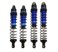 JYYTERD Rc car shock absorber For Arrma For SENTON For Granite For Typhon 1/10 RC Car Upgrade Parts 4pcs Metal Front And Rear Shock Absorber Damper(Blue)