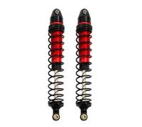 JYYTERD Rc car shock absorber For Trxs For Slash 4X4 For ARRMA For SENTON 4WD For Typhon 1/10 RC Car Upgrades Parts Metal Front And Rear Shock Absorber(Red,Rear)