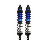 JYYTERD Rc car shock absorber For Trxs For Slash 4X4 For ARRMA For SENTON 4WD For Typhon 1/10 RC Car Upgrades Parts Metal Front And Rear Shock Absorber(Blue,Front)