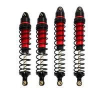 JYYTERD Rc car shock absorber For Trxs For Slash For ARRMA For SENTON For Typhon 1/10 RC Car Parts Accessories Metal Front And Rear Shock Absorber(Red)