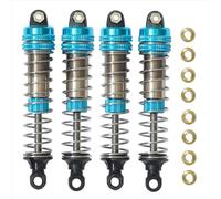 JYYTERD Rc car shock absorber For XLF X03 X04 X03A Max X04A 1/10 RC Car Truck Upgrade Parts Accessories 4Pc Metal Shock Absorber Damper