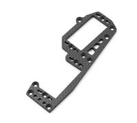 JYYTERD RC Car Upgrade Parts For Kyosho MP10 rc Car Upgrade Modification Replacement Parts Accessories Carbon Fibre Pattern Servo Baffle