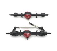 JYYTERD RC Crawler Axle For MN MN82 LC79 MN78 Metal Front And Rear Axle Assy 1/12 Remote Control Car Upgrade Spare Parts(Black)