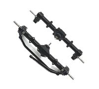 JYYTERD RC Crawler Axle For MN168 1/12 rc Car Metal Front And Rear Portal Axle 12mm Wheel Hex Adapter Upgrade Parts Accessories(Black)