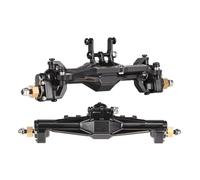 JYYTERD RC Crawler Axle For TRX4-M For Defender For Bronco 1/18 RC Crawler High Trail For Chassis Brass color Front Rear Portal Axle With Steel Gears Parts