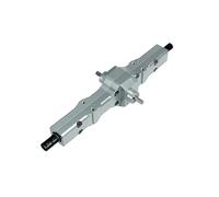 JYYTERD RC Crawler Axle For WPL For Henglong 1/16 Remote Control Car Six Drive Army Kakas Semi-cartoon With Upgraded Metal Bridge Assembly(Gray)