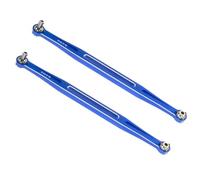 JYYTERD RC Links Linkage For TRAXXAS 1/5 For X-MAXX For WideMaxx 8S For XRT 1/6 rc Car Upgrade Parts 2pcs Metal Toe Links 202.5mm Link Rod Linkage(Blue)