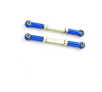 JYYTERD RC Links Linkage For Traxxas For Slash 4X4 1/16 rc Car Upgraded Part 2pcs Aluminum Alloy Steering Linkage Servo Link Pull Rod Set(Dark blue)