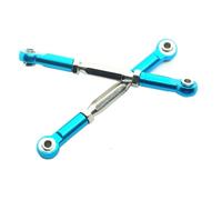 JYYTERD RC Links Linkage For Traxxas For Slash 4X4 5807 HQ727 1/10 rc Car Upgraded Parts 2Pcs Metal Adjustable Steering Linkage Servo Link Pull Rod