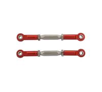 JYYTERD RC Links Linkage For Traxxas For Slash 4X4 5807 HQ727 2Pcs Metal Adjustable Steering Linkage Servo Link Pull Rod 1/10 rc Car Upgraded Parts