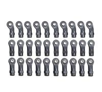 JYYTERD RC Links Linkage For TRAXXAS For TRX4 1/10 RC Crawler Car Accessories 30PCS Plastic M4 Rod Ends Link Balls Head Linkage Joint