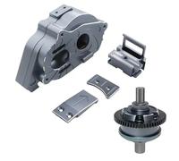 JYYTERD RC Parts For Arrma For Kraton For Outcast 4S V2 For BLX 1/10 rc Car Upgrade Parts Accessories Metal Center Gearbox And Differential Set(Gray)