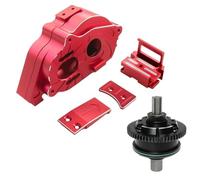 JYYTERD RC Parts For Arrma For Kraton For Outcast 4S V2 For BLX 1/10 rc Car Upgrade Parts Accessories Metal Center Gearbox And Differential Set(Red)