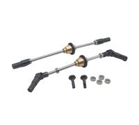 JYYTERD RC Parts For WPL C14 C24 C34 B14 B24 B16 D12 Metal Differential Front Middle Rear Axle Steel Gear Drive Shaft 1/16 rc Car Upgrade Parts(Front rear)