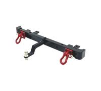 JYYTERD rc Vehicles Bumper For MN For MN82 LC79 1/12 rc Car Spare Parts Accessories Aluminum Upgraded Rear Bumper Trailer Hook(Black)