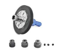 JYYTERD RC Vehicles Parts For Arrma 1/10 For Senton For Granite For Big For Rock For Vorteks For Typhon 4X4 rc Car 1 Set 91T Spur Gear Slipper Clutch 21T 19T 17T(Blue)