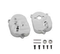 JYYTERD RC Vehicles Parts For MN82 MN78 1/12 rc Car Upgrade Parts Metal Transmission Gearbox Engine Gear Box Housing Motor Drive Shaft RC Spare(Silver Housing)